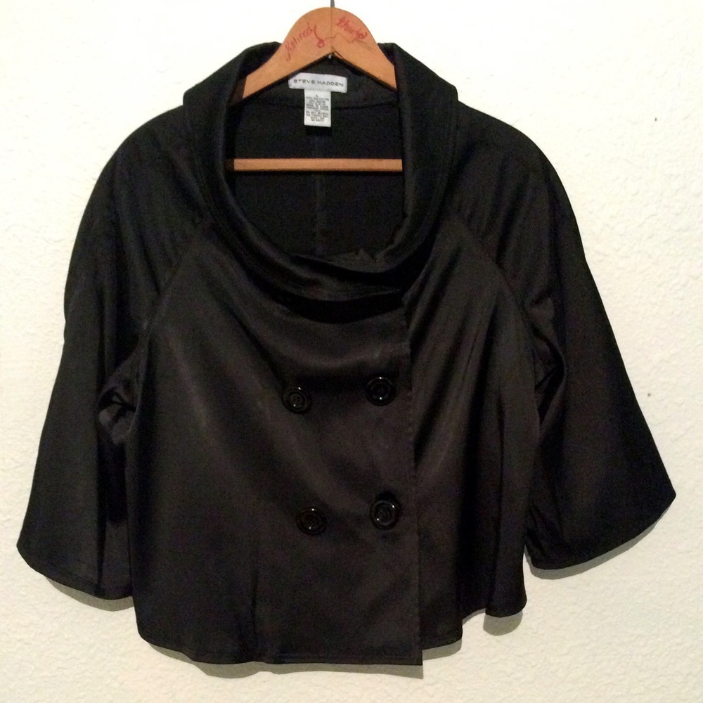 Steve Madden cropped swing jacket